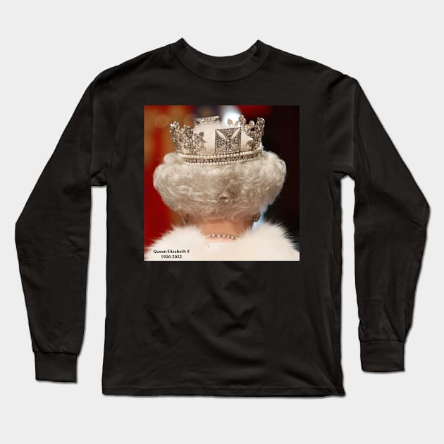 Legendary Queen 1926-2022 Long Sleeve T-Shirt by myartworkdiary